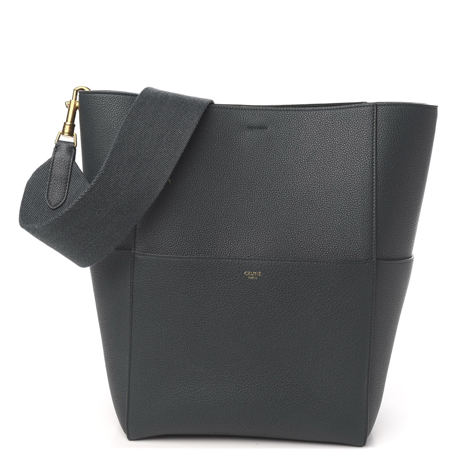 Celine Soft Grained Calfskin Sangle Bucket Bag Amazone 1 of 8