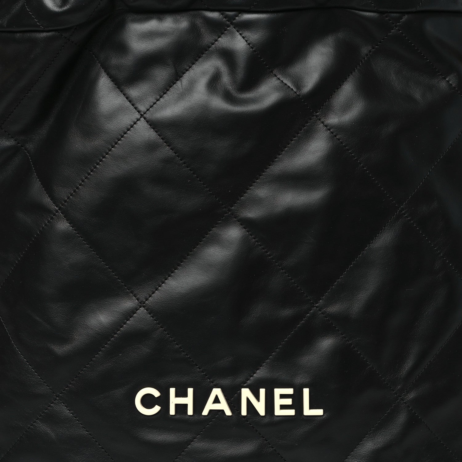Chanel Shiny Calfskin Quilted Chanel 22 Backpack Black 8 of 10