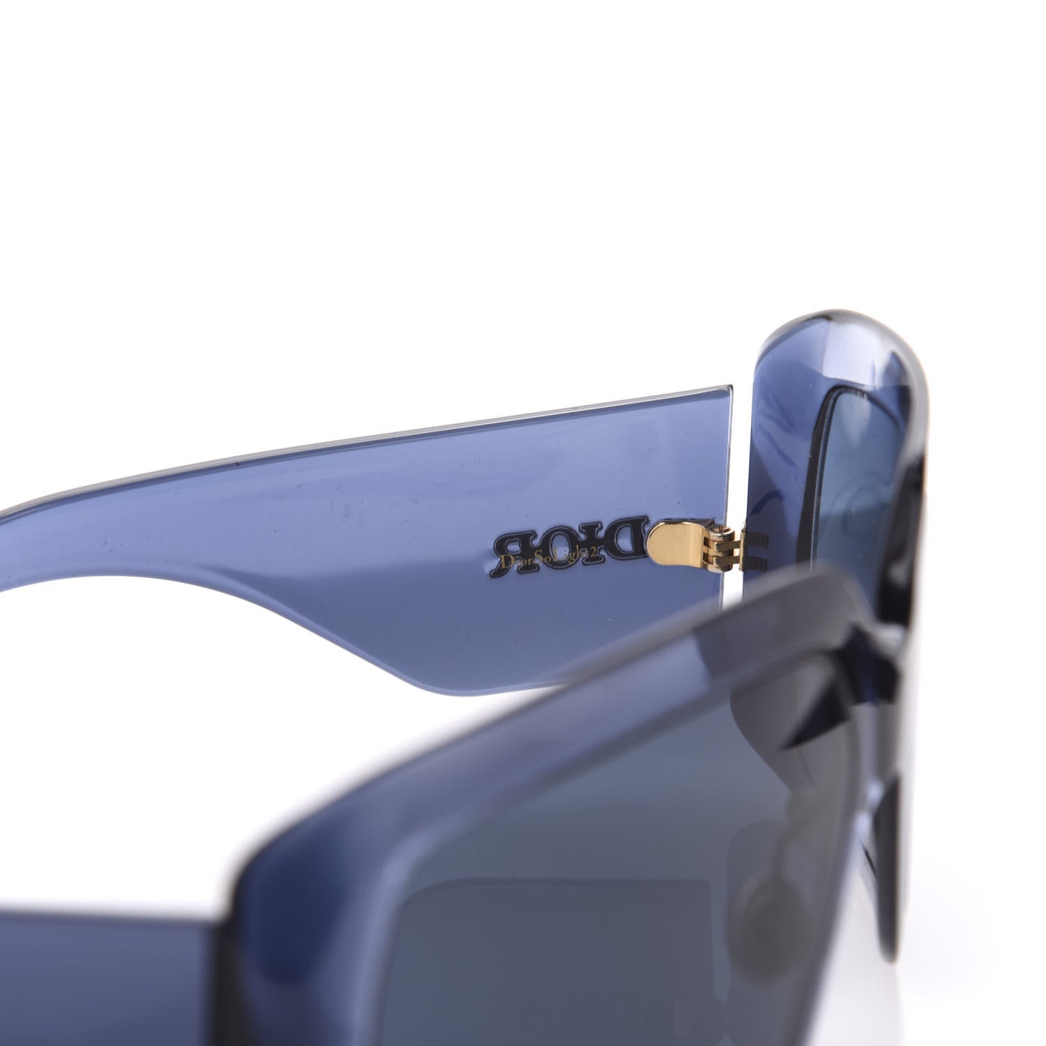 Christian Dior Acetate DiorSo Light 2 Shield Sunglasses Blue 7 of 9