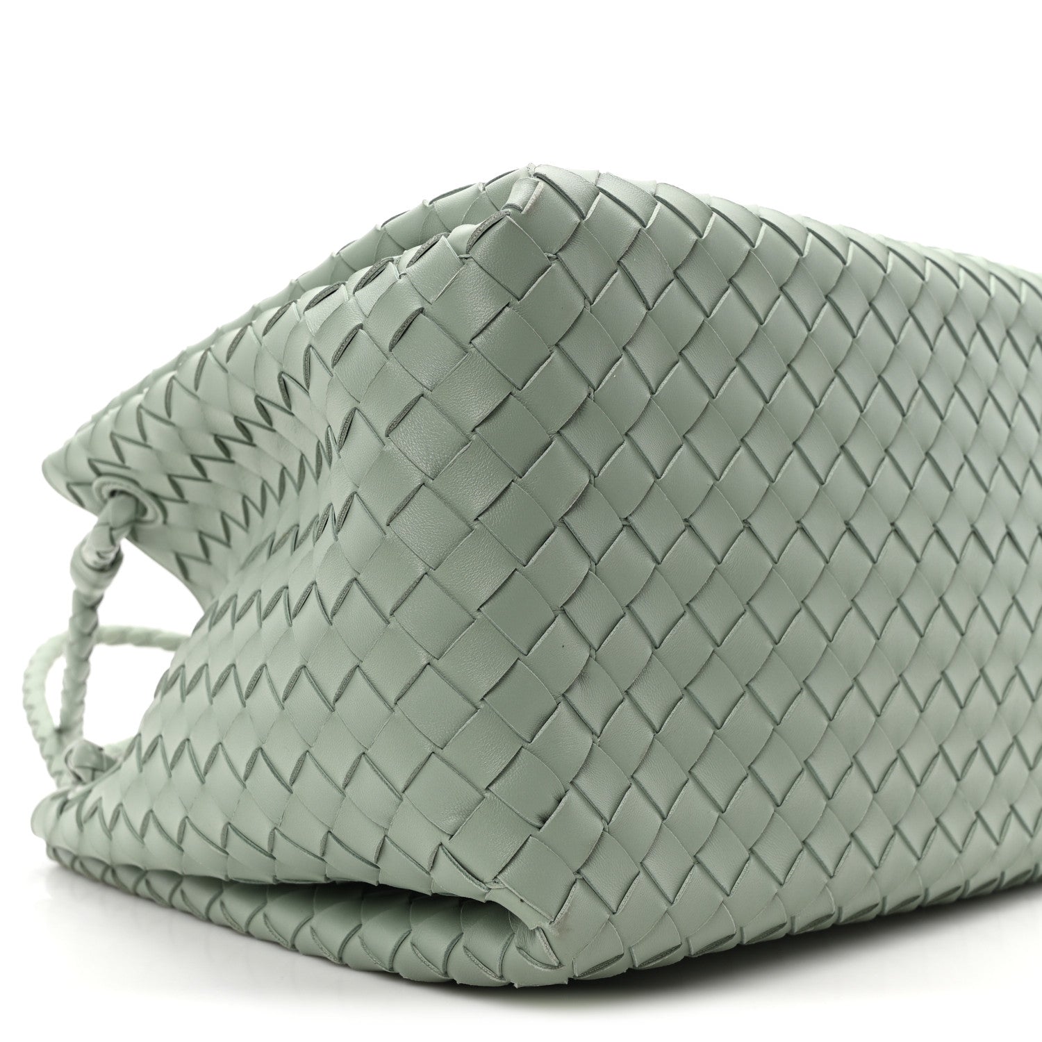 Bottega Veneta Nappa Intrecciato Large Andiamo Parachute Shoulder Bag New Sauge 9 of 10