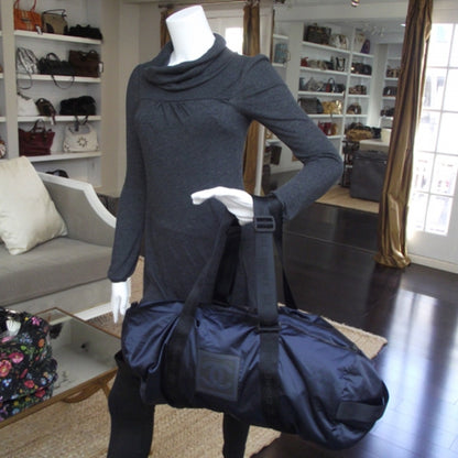 Chanel SPORT Nylon Microfiber Duffel Bag 2 of 12