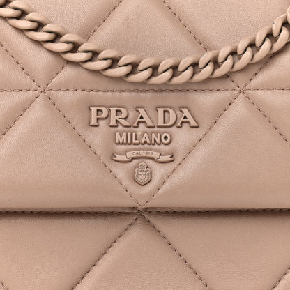 Prada Nappa Triangle Stitched Small Spectrum Bag Cipria 7 of 9
