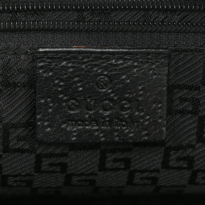 Gucci Canvas Small Jackie O Hobo Black 6 of 10