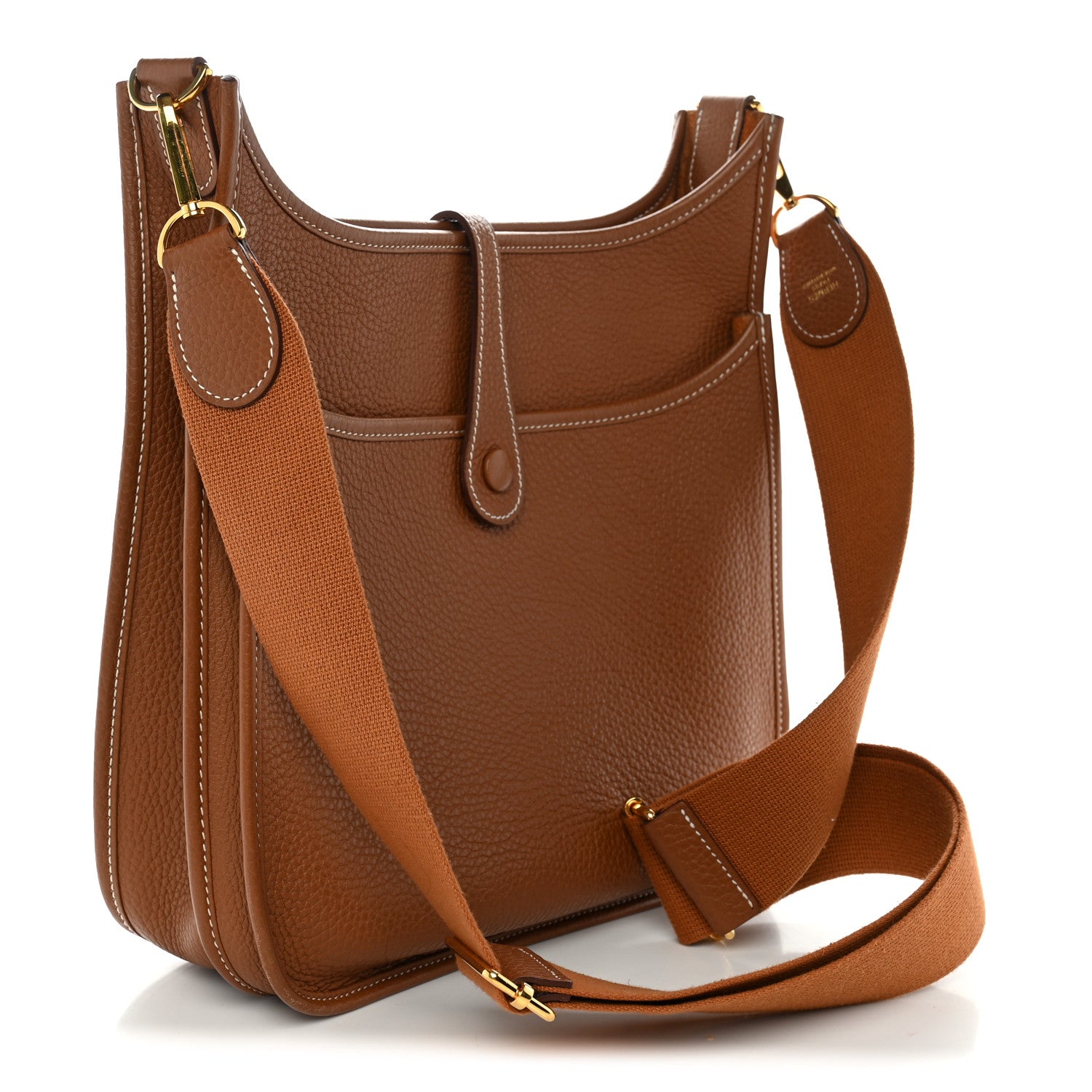 Hermes Taurillon Clemence Evelyne III PM Gold 3 of 11