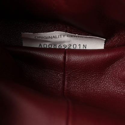 Bottega Veneta Nappa Intrecciato Teen The Lauren 1980 Clutch With Chain Barolo 7 of 10