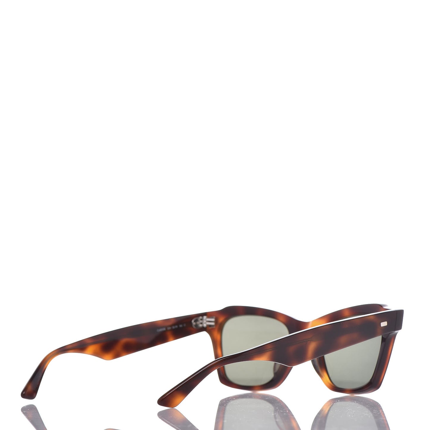 Rectangular Cat Eye Sunglasses CL40058I Havana