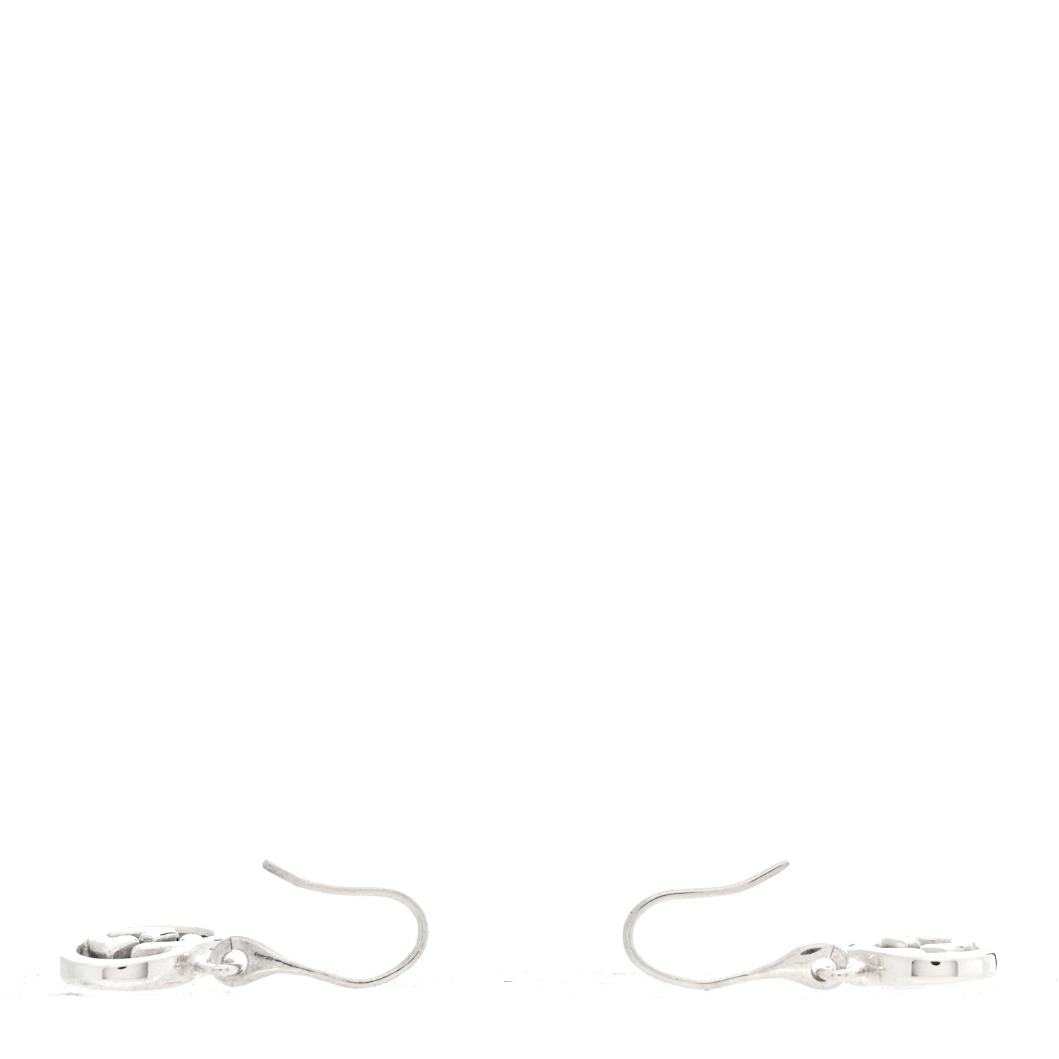 Gucci Sterling Silver Britt Drop Earrings 3 of 5