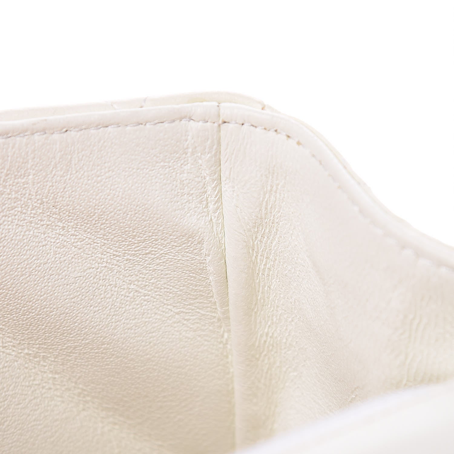 Chanel Lambskin Quilted Mini Square Flap White 9 of 18