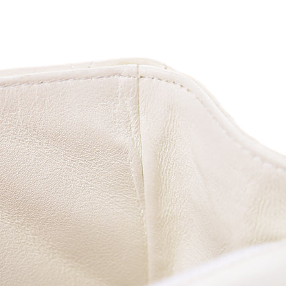 Chanel Lambskin Quilted Mini Square Flap White 9 of 18