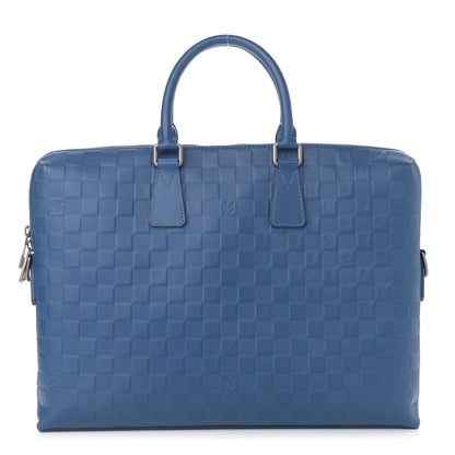 Louis Vuitton Damier Infini Porte-Documents Jour Neptune 1 of 12