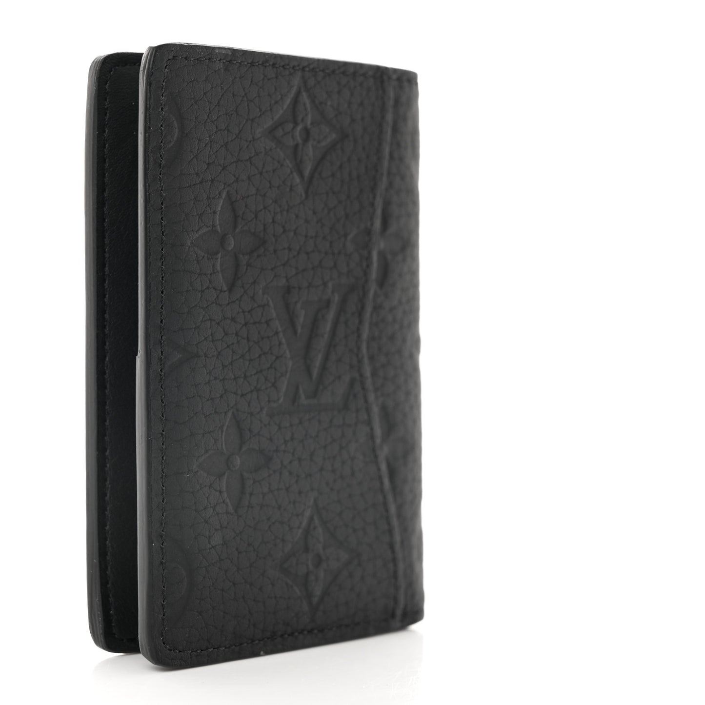 Taurillon Monogram Pocket Organizer Black