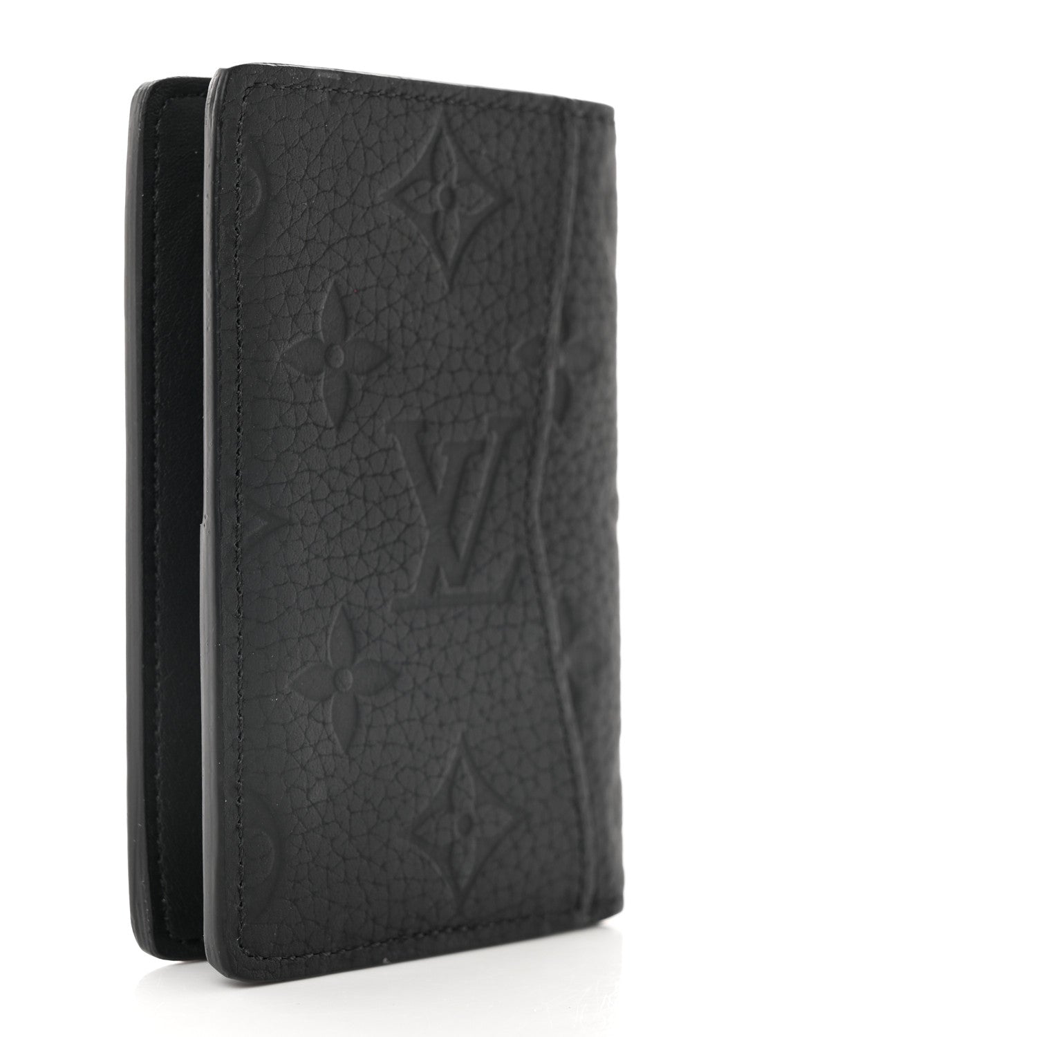 Louis Vuitton Taurillon Monogram Pocket Organizer Black 3 of 8