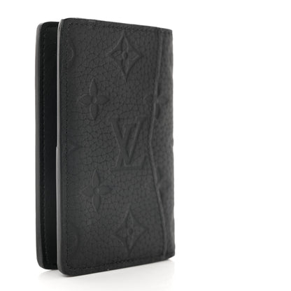 Louis Vuitton Taurillon Monogram Pocket Organizer Black 3 of 8