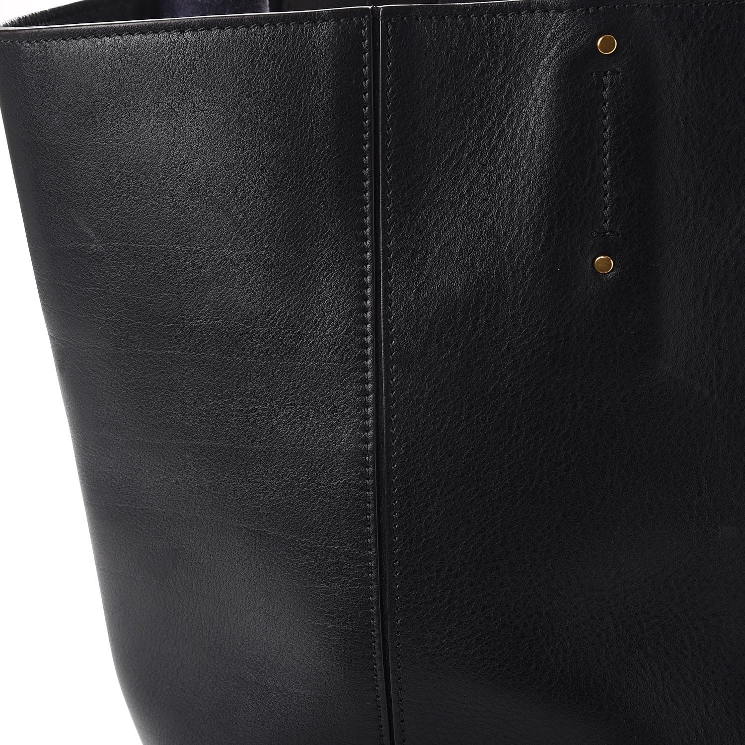 Chloe Smooth Calfskin Medium Milo Shopping Tote Black 12 of 14
