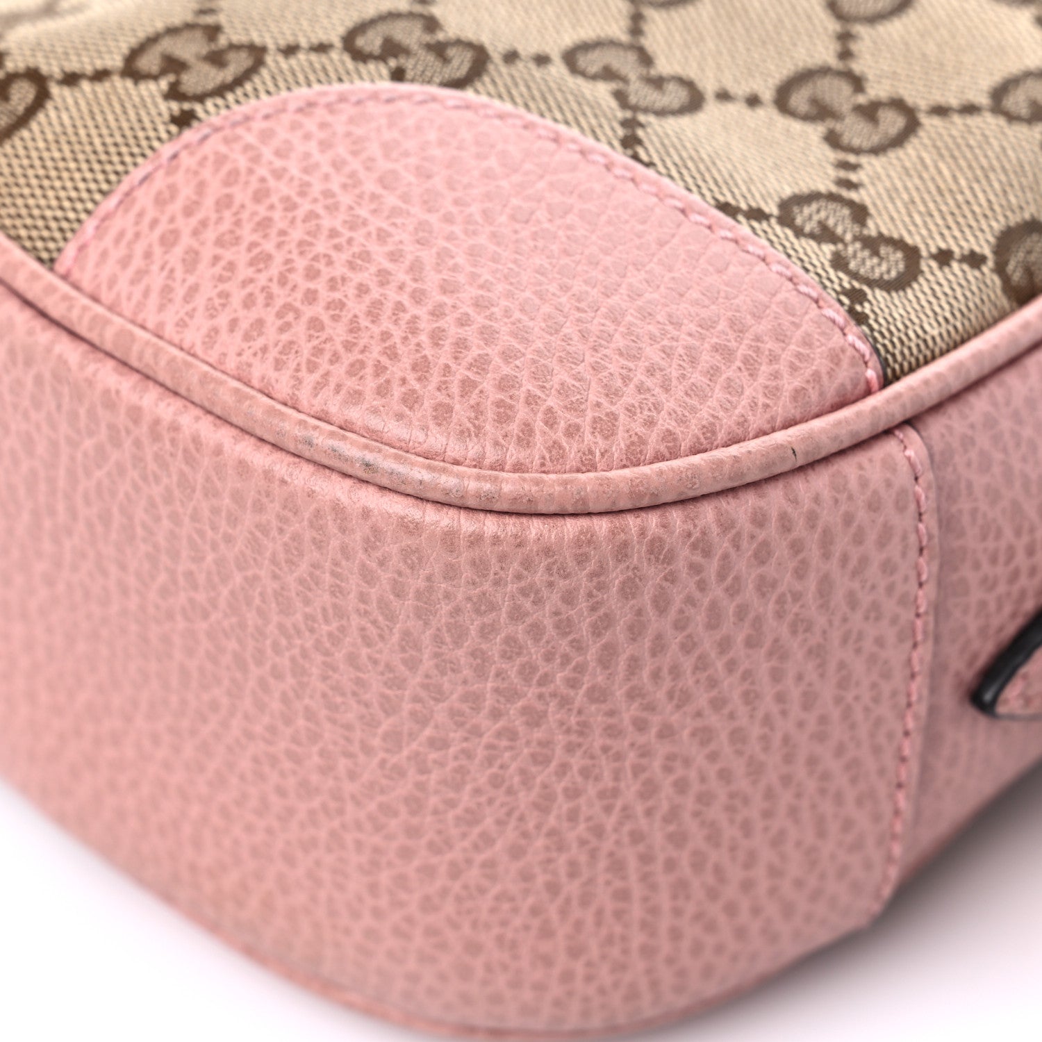 Gucci Monogram Mini Bree Messenger Bag Beige Soft Pink 12 of 17