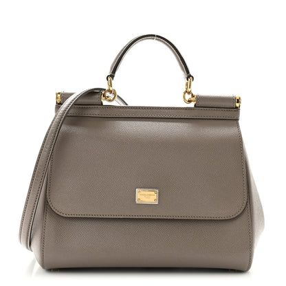 Dolce & Gabbana Dauphine Medium Miss Sicily Satchel Grey 1 of 15