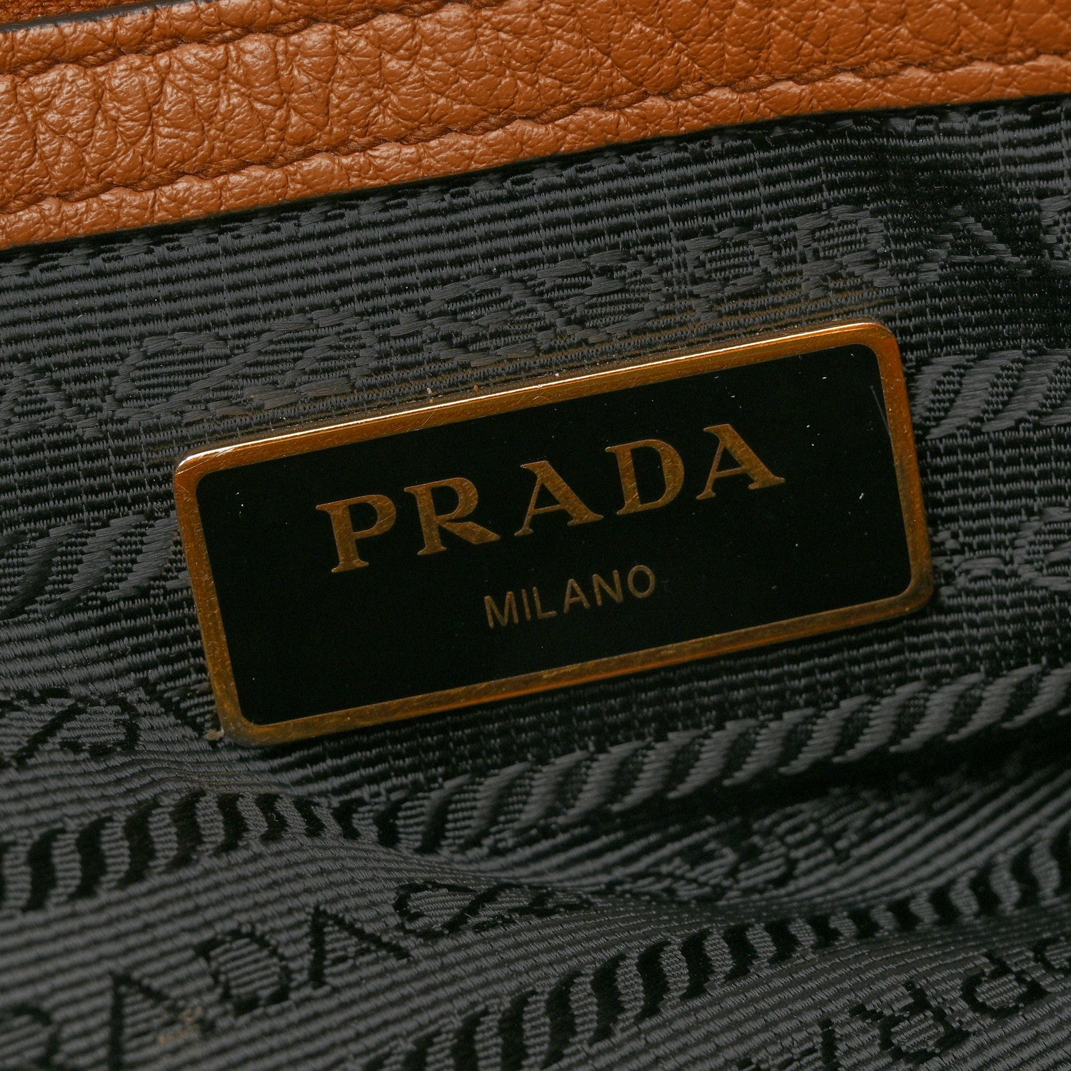Prada Vitello Phenix Bauletto Caramel 6 of 15