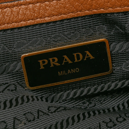 Prada Vitello Phenix Bauletto Caramel 6 of 15