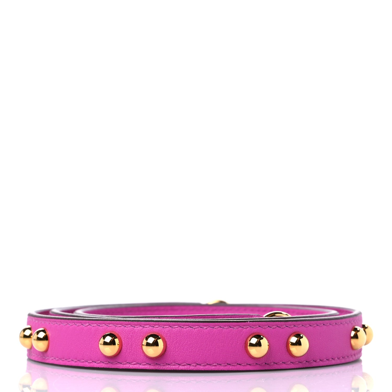 Hermes Swift 16mm Mini Dog Ronds Bag Strap Magnolia 2 of 3