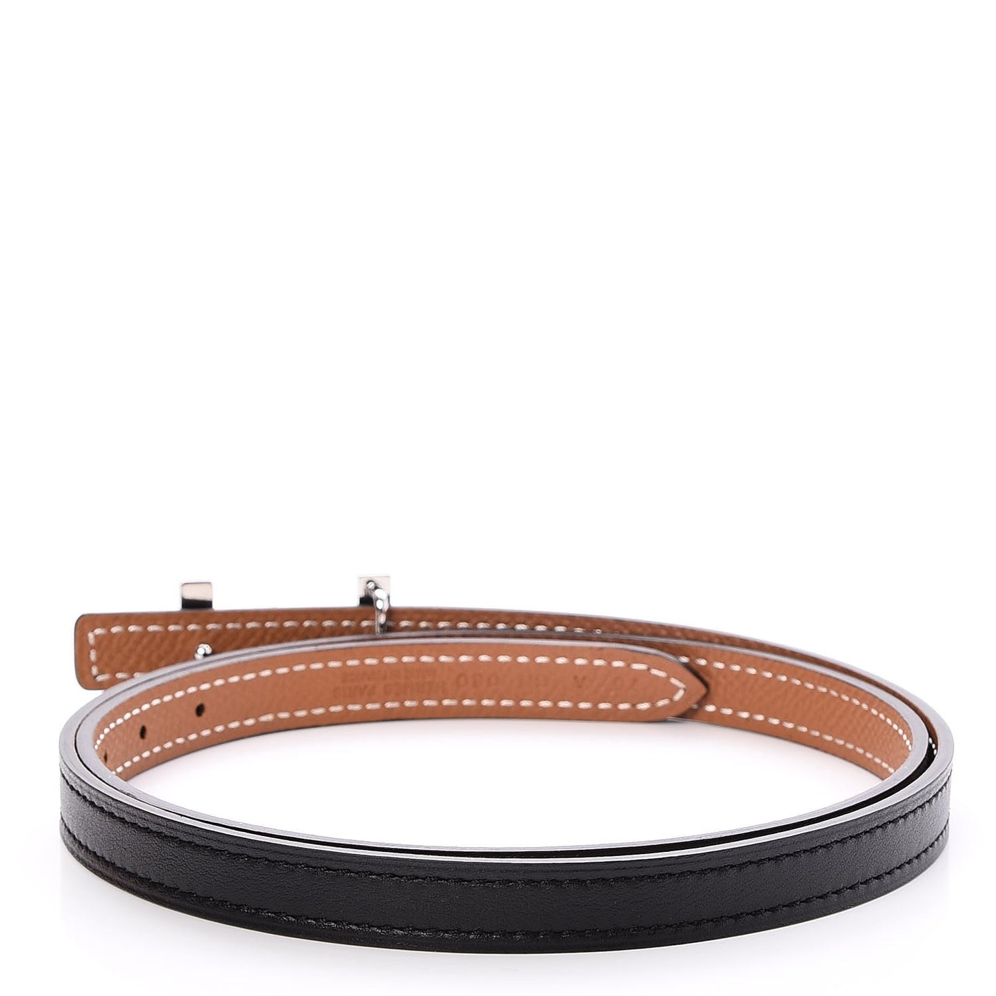 Swift Epsom 13mm Quizz H Belt 75 Black Gold