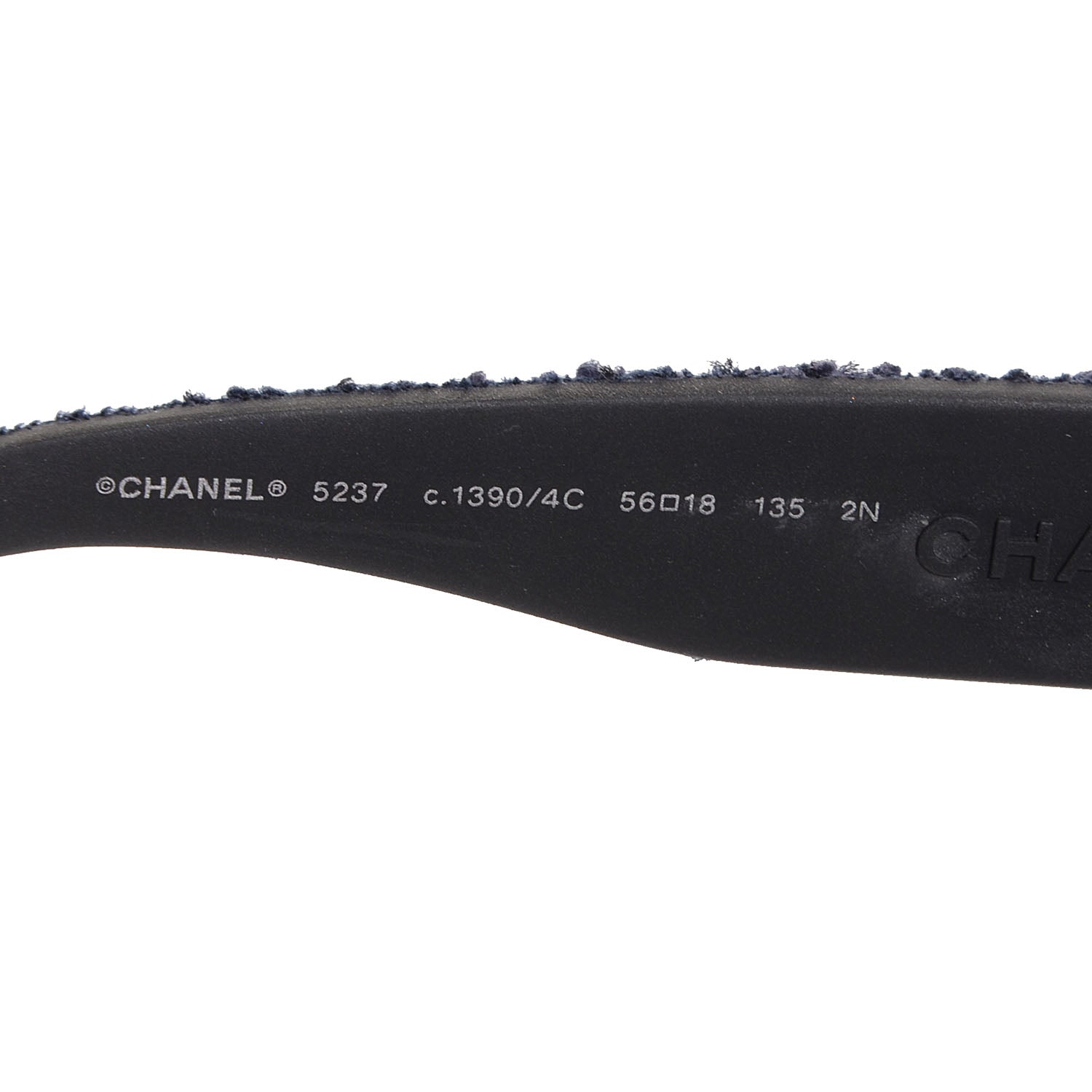 Chanel Tweed Boy CC Sunglasses 5237 Blue Black 3 of 5