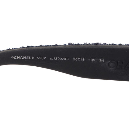 Chanel Tweed Boy CC Sunglasses 5237 Blue Black 3 of 5