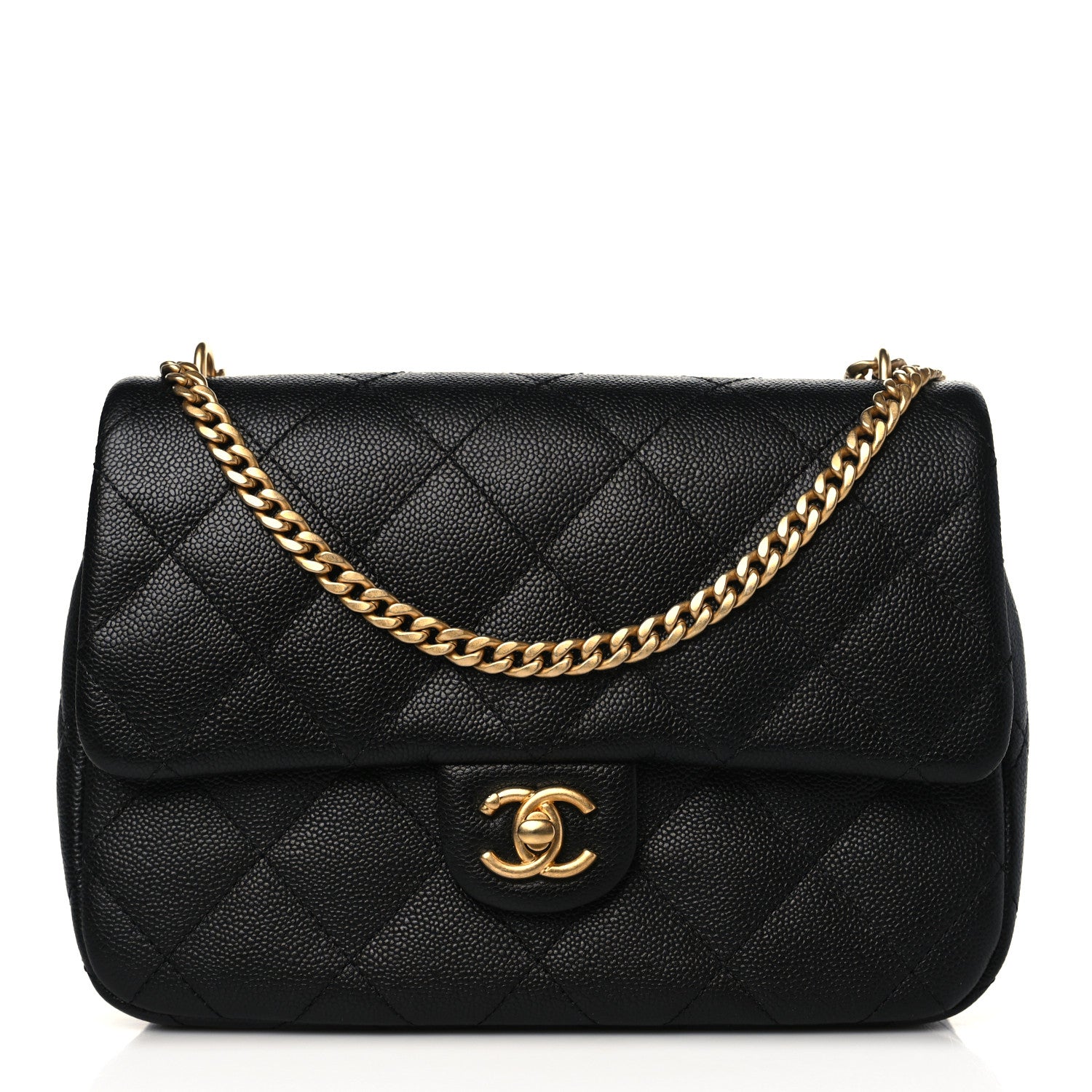 Chanel Caviar Quilted Sweetheart Flap Black 1 of 19