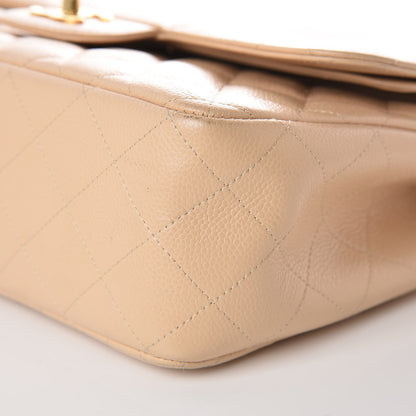 Chanel Caviar Quilted Jumbo Double Flap Beige Clair 15 of 15