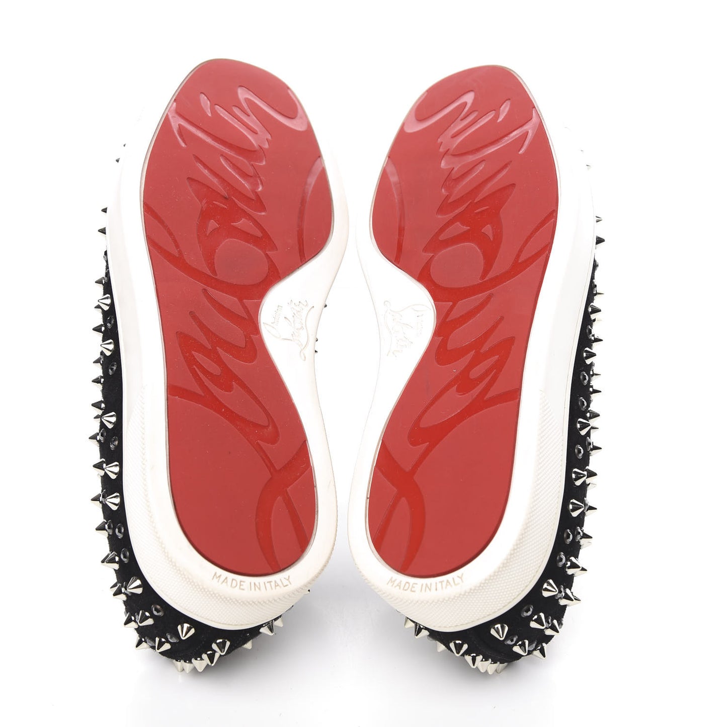 Velvet Spikes Womens Roller Boat Flat 38 Black
