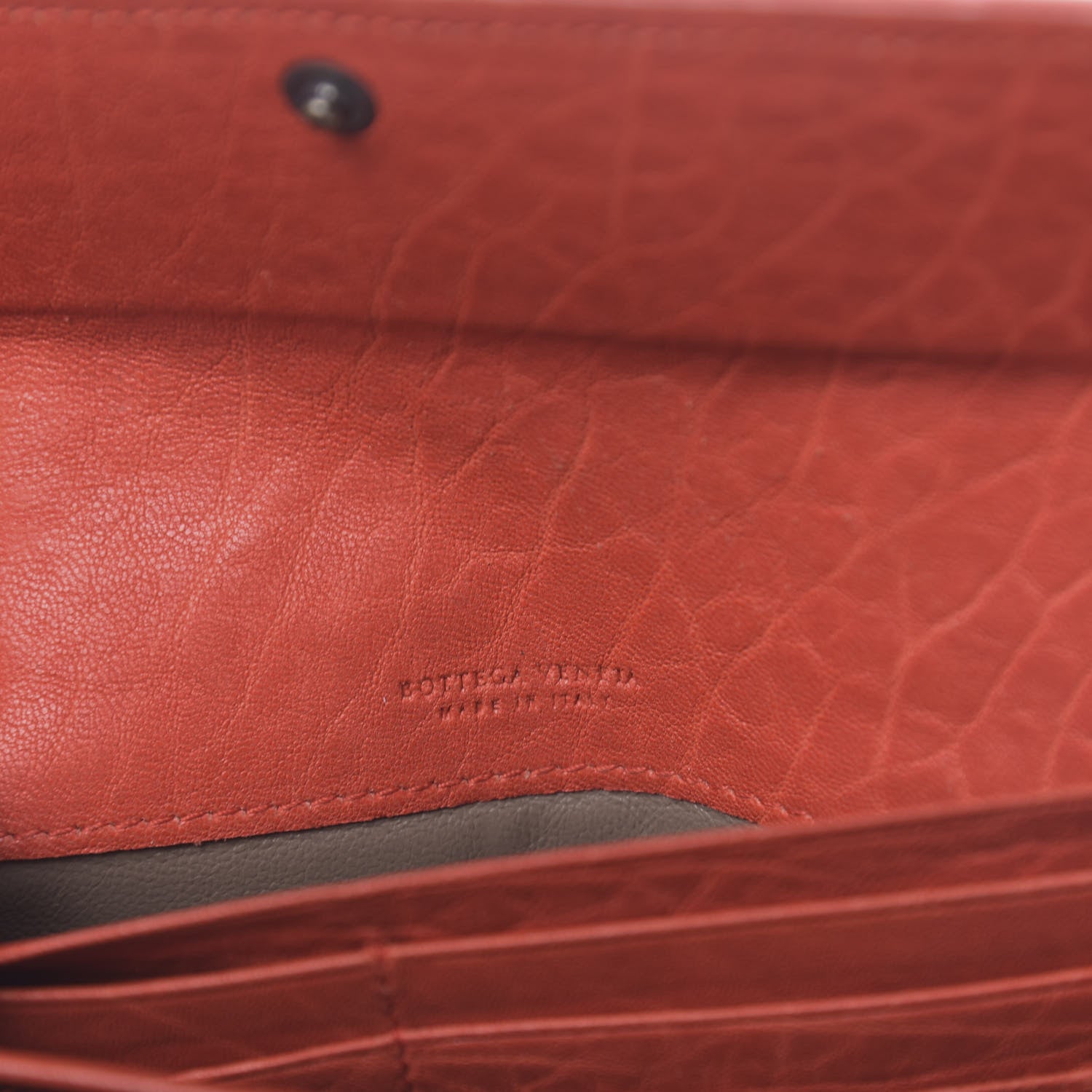 Bottega Veneta Lambskin Intrecciato Continental Wallet Pompei 6 of 8