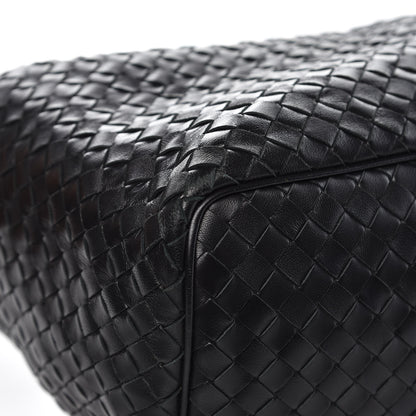 Bottega Veneta Nappa Intrecciato Shoulder Bag Black 9 of 17