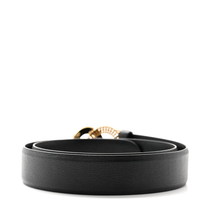 Chanel Calfskin Crystal CC Belt 75 30 Black 2 of 7