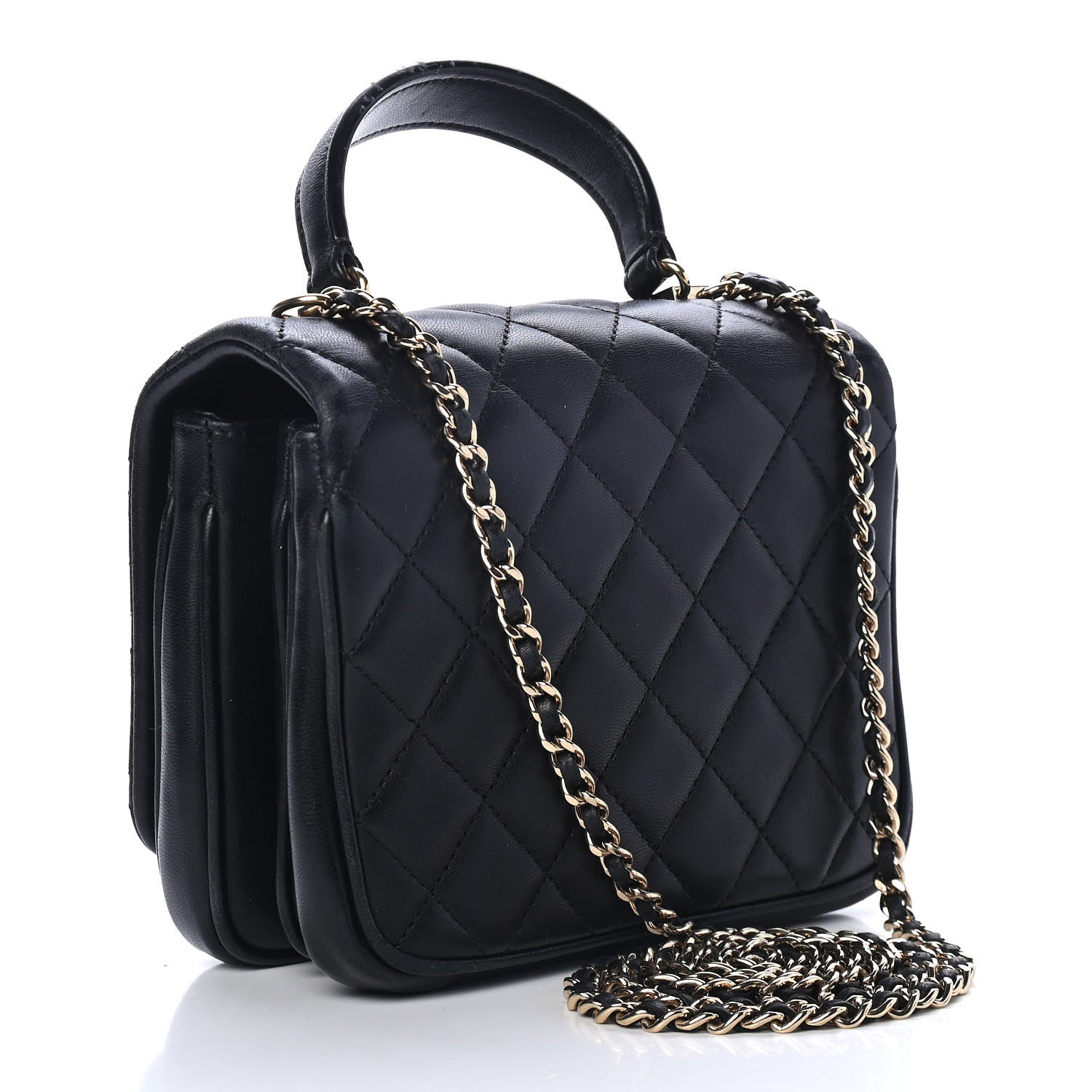 Chanel Lambskin Quilted Mini Citizen Chic Flap Black 2 of 4