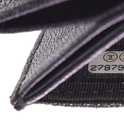 Chanel Iridescent Caviar Quilted Gusseted Card Holder Black 8 of 9