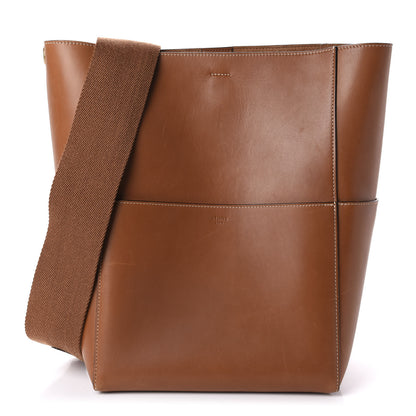 Celine Natural Calfskin Sangle Bucket Bag Tan 1 of 10
