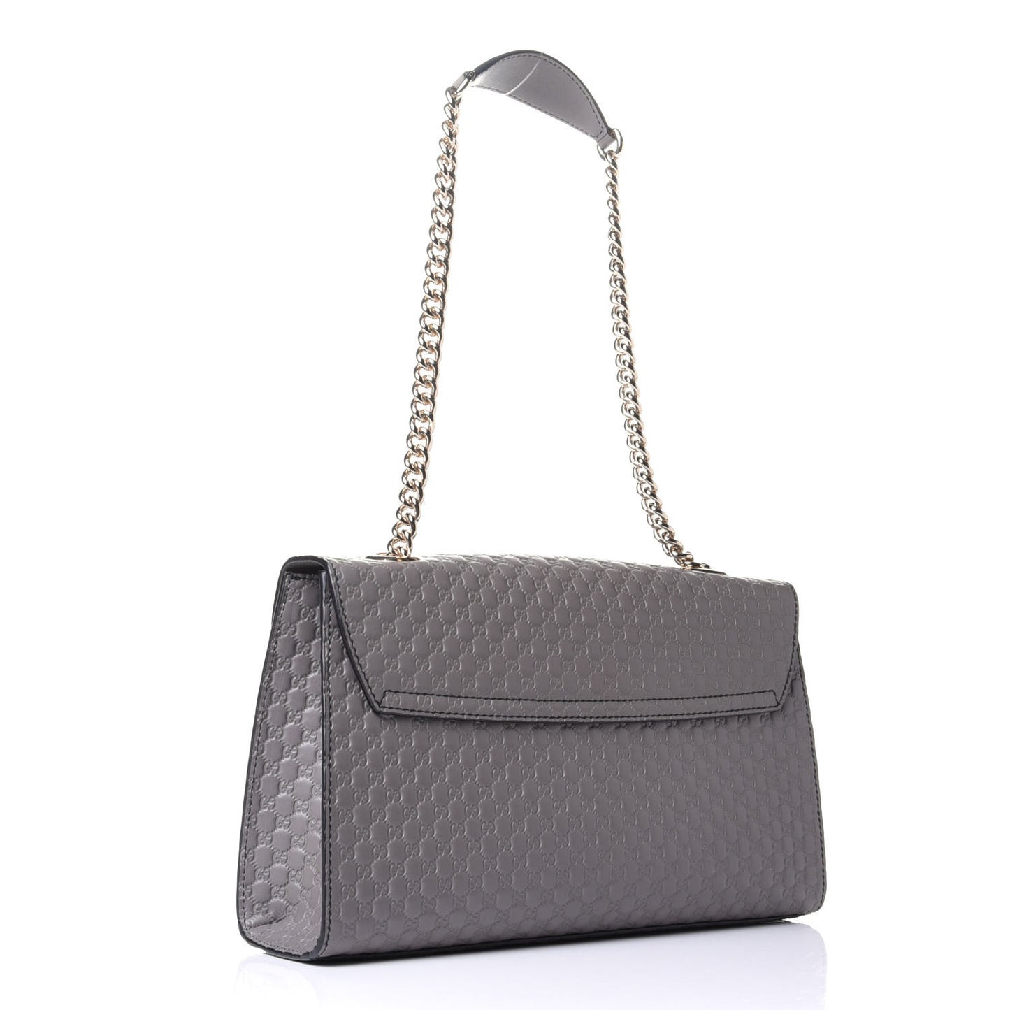 Soft Microguccissima Medium Emily Chain Shoulder Bag Loess