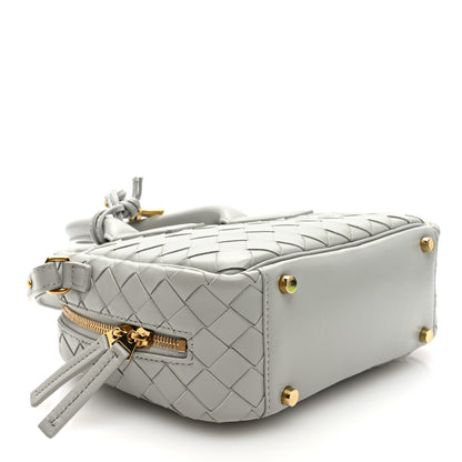 Bottega Veneta Lambskin Intrecciato Small Getaway Agate Grey 4 of 9