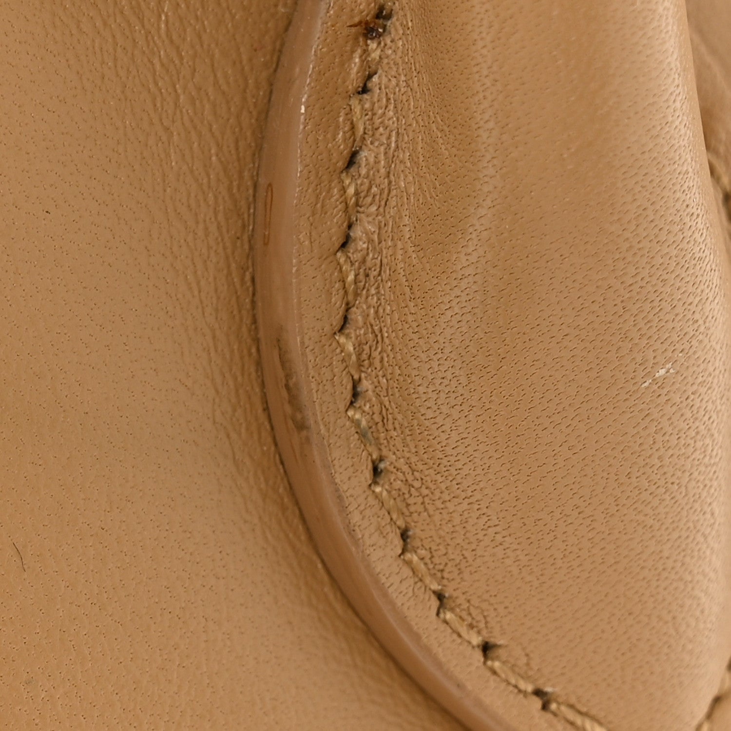 Balenciaga Calfskin Happy Sad XXS Ville Top Handle Bag Light Brown 12 of 12