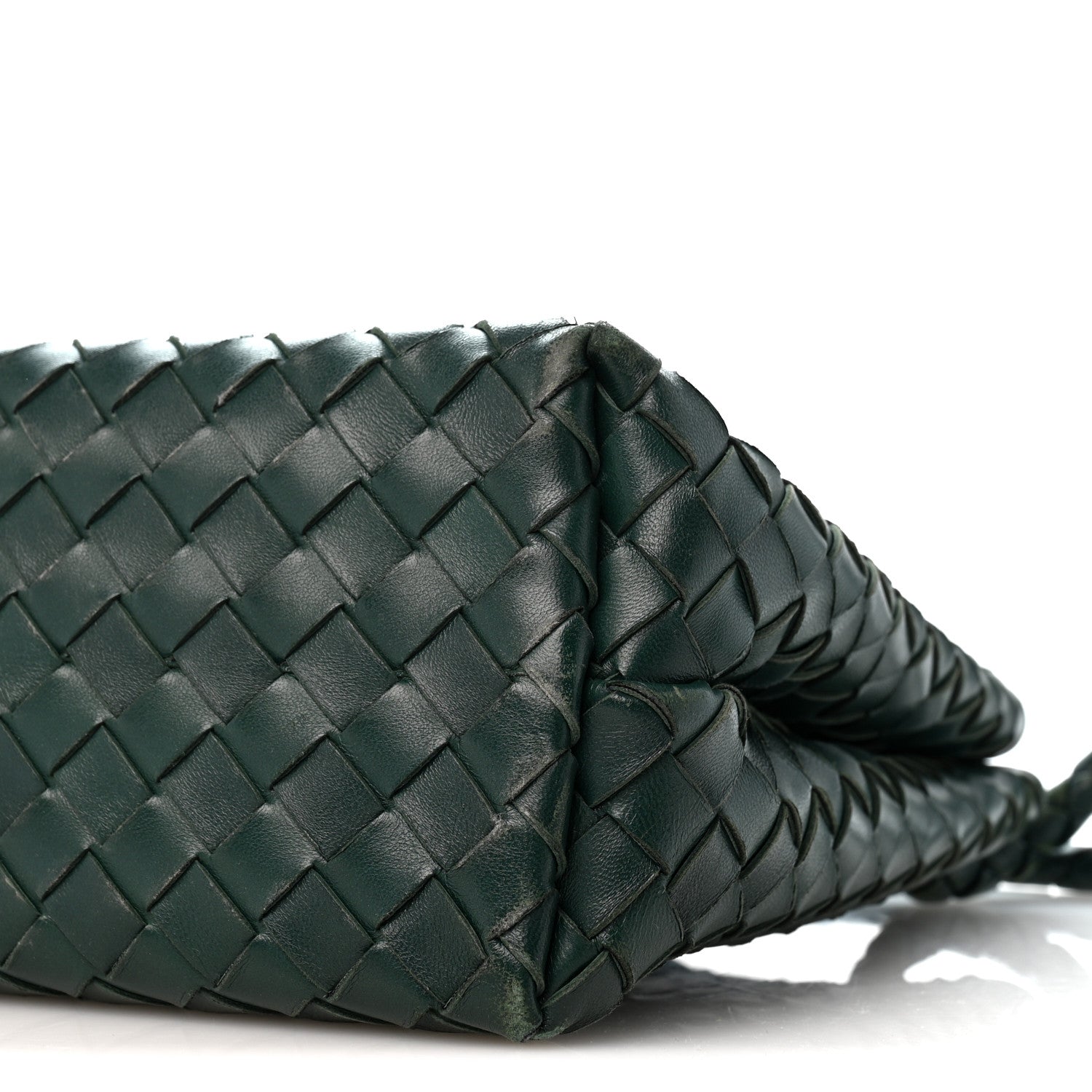 Bottega Veneta Nappa Intrecciato Medium Andiamo Shoulder Bag Emerald Green 8 of 12