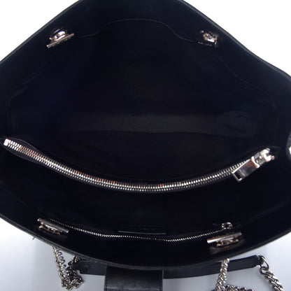 Saint Laurent Calfskin Classic Monogram Shopping Bag Black 5 of 12