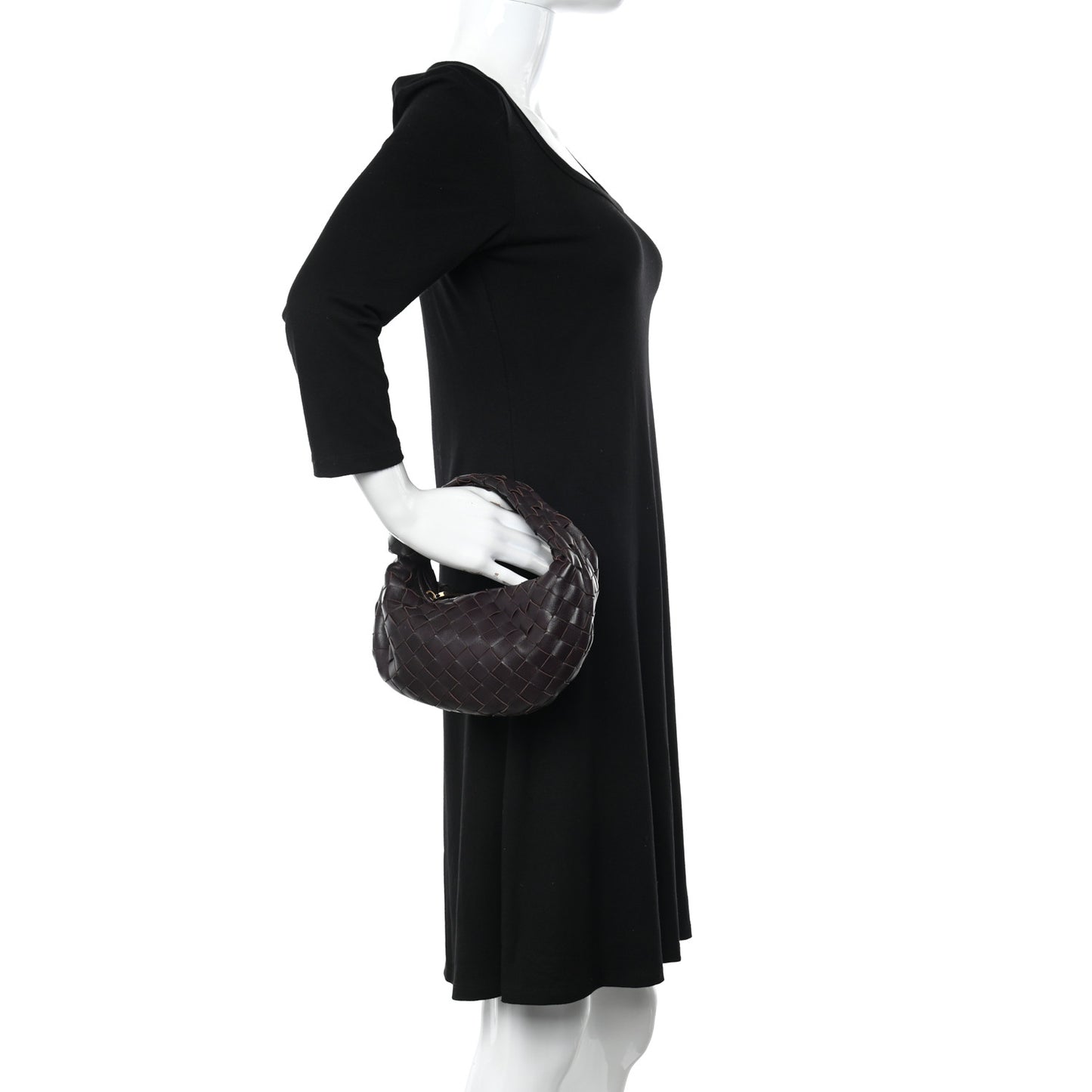 Nappa Intrecciato Mini Jodie Grape