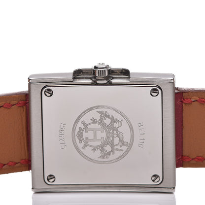 Hermes Stainless Steel Chamonix 22mm Belt Quartz Watch Rouge H 5 of 9