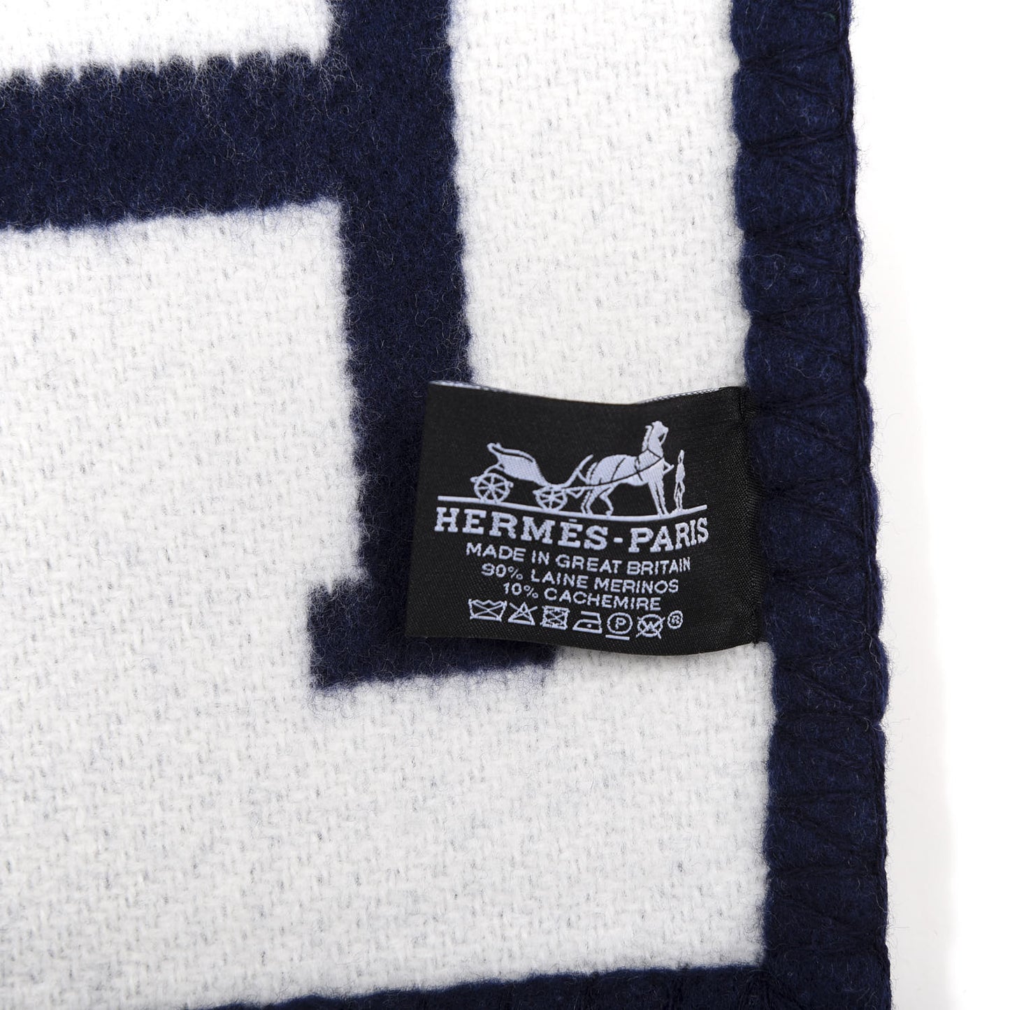 Wool Cashmere Avalon III Blanket Caban Ecru