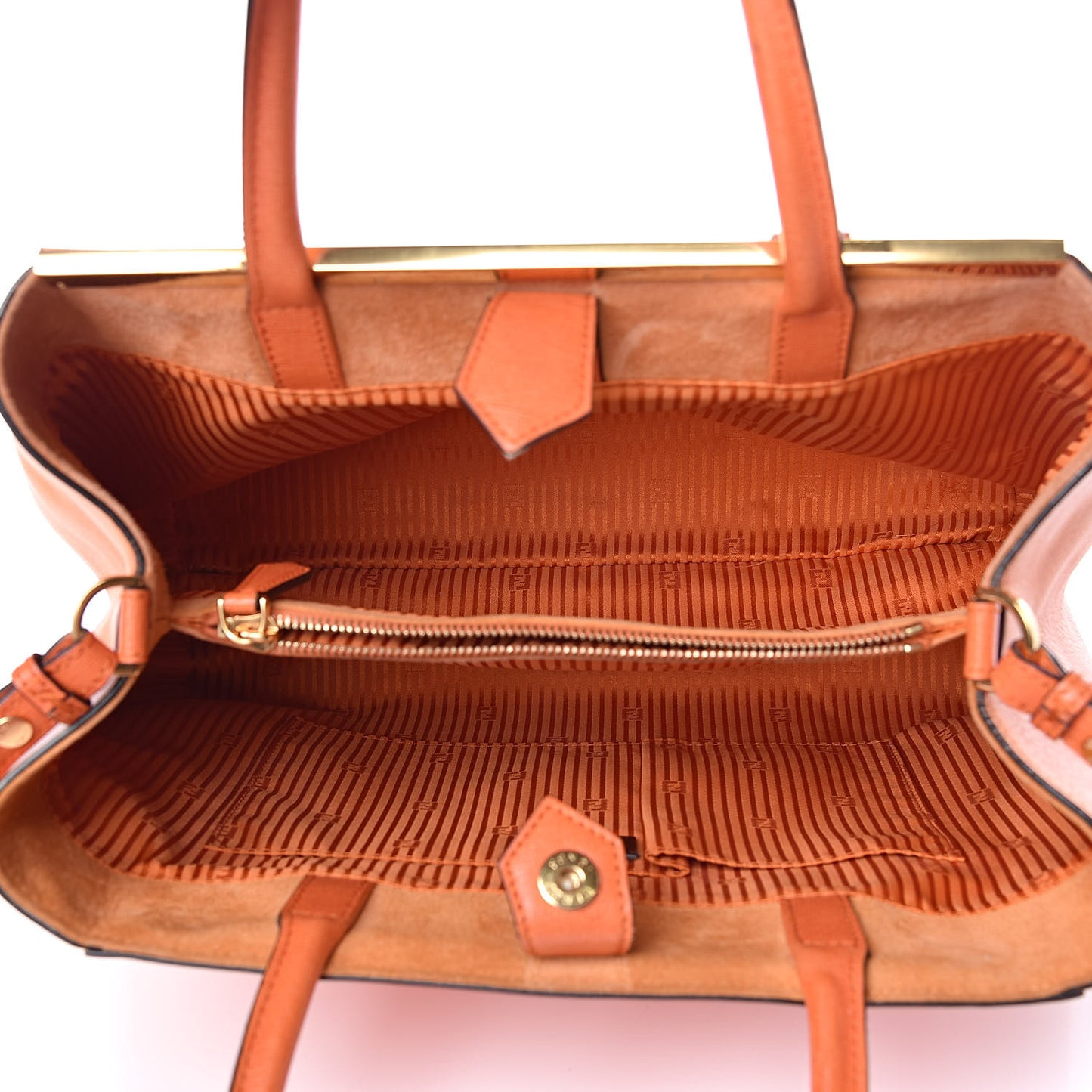 Vitello Elite Regular 2Jours Tote Arancio