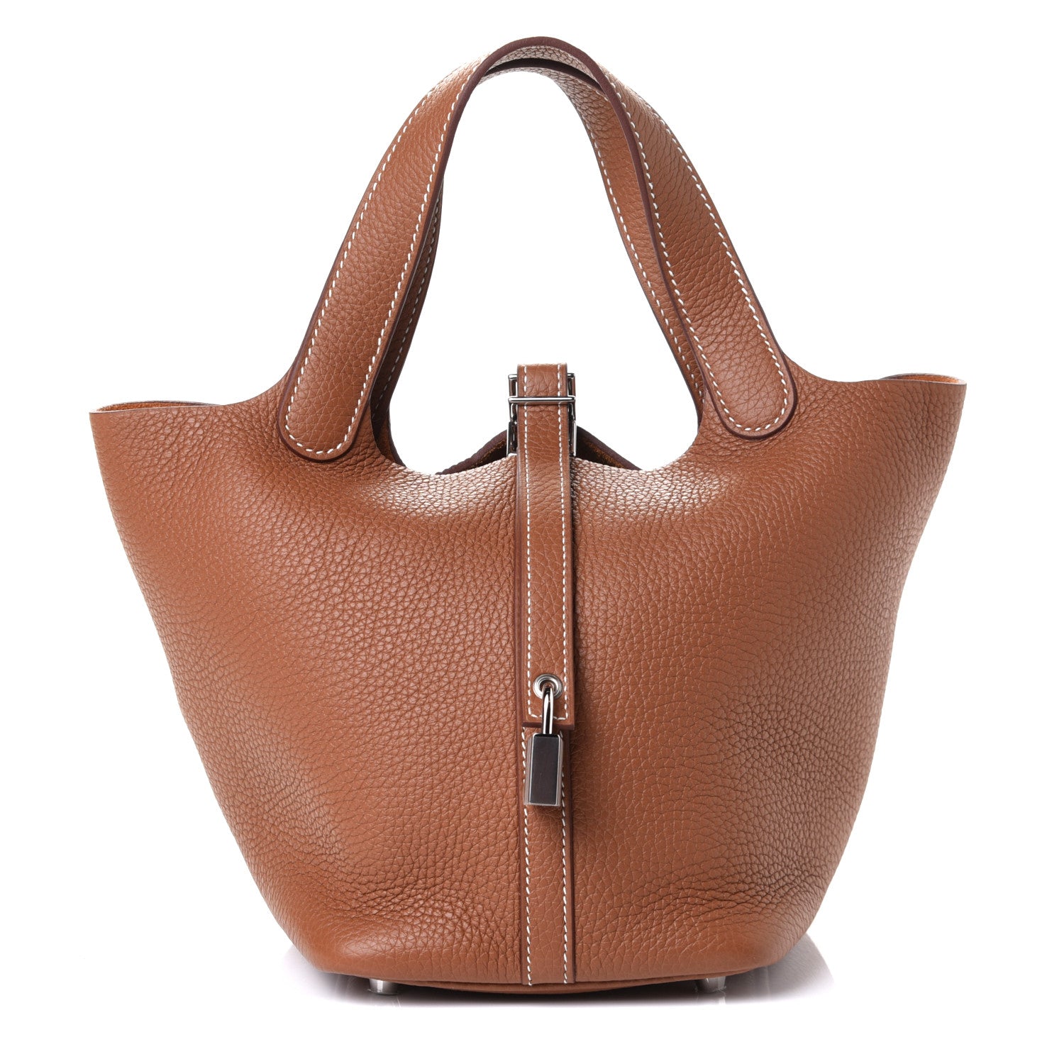 Hermes Taurillon Clemence Picotin Lock 18 PM Gold 1 of 5