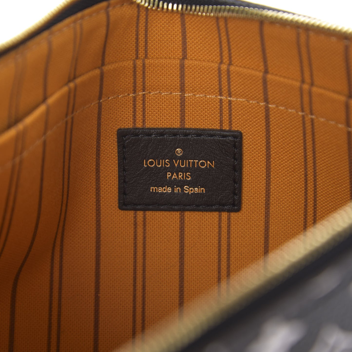 Monogram Giant Jungle Neverfull MM GM Pochette Black