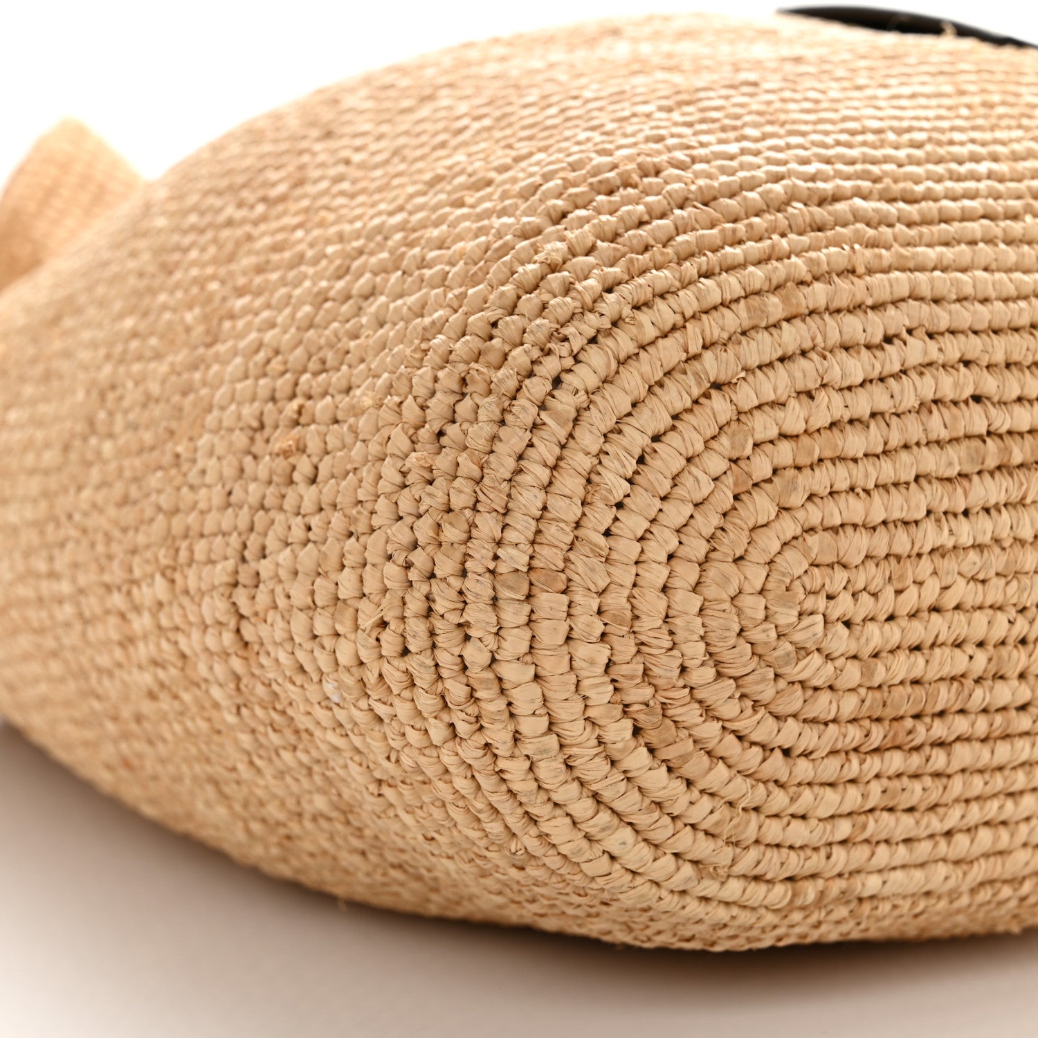 Loewe Raffia Mini Slit Tote Bag Natural Tan 9 of 11