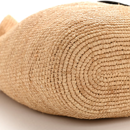 Loewe Raffia Mini Slit Tote Bag Natural Tan 9 of 11