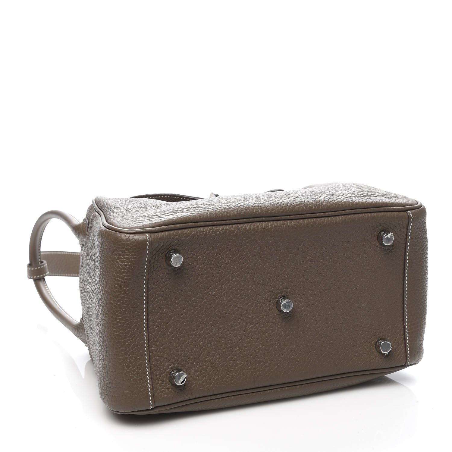 Hermes Taurillon Clemence Lindy 26 Etoupe 4 of 10