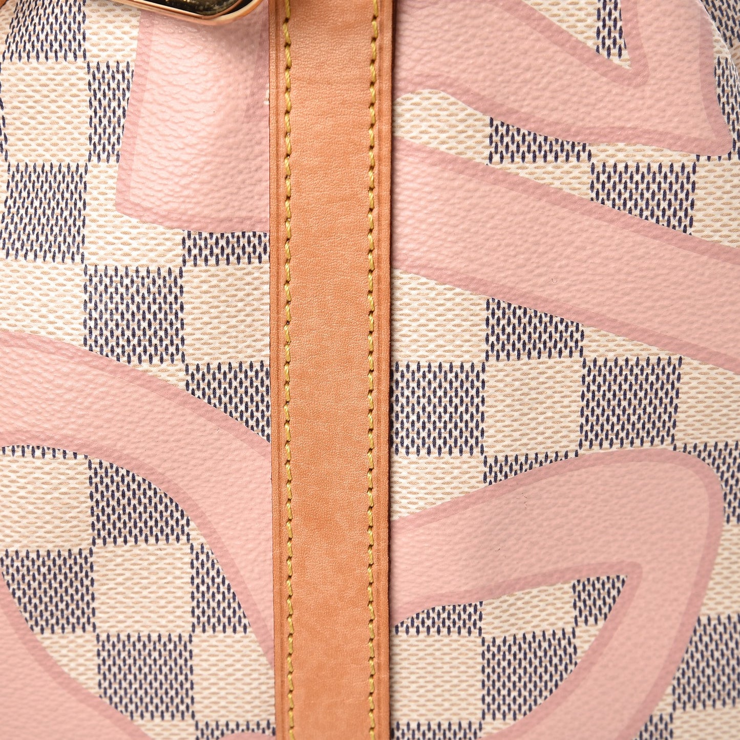 Damier Azur Tahitienne Speedy Bandouliere 30 Rose Ballerine
